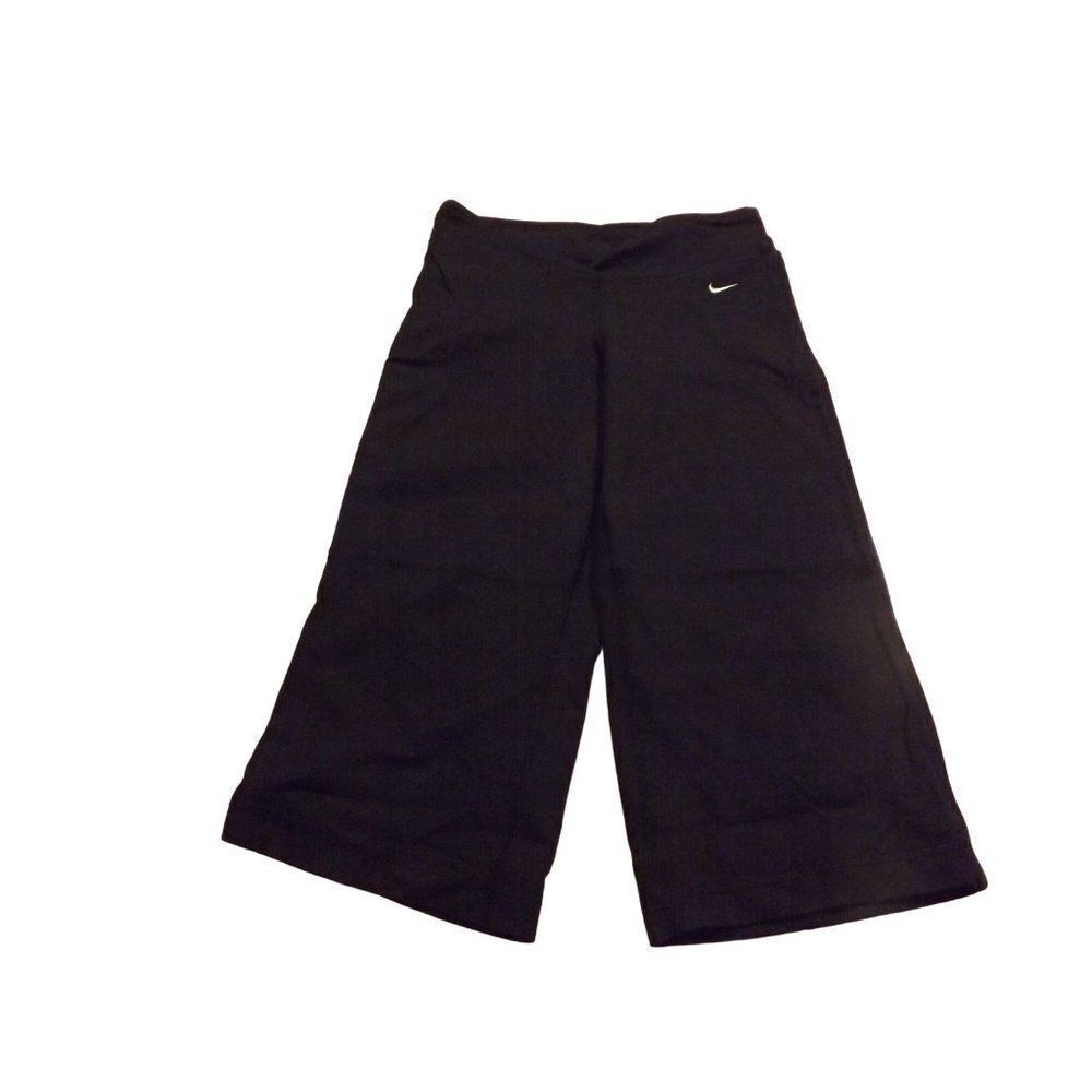 Nike Crop Leggings Women Sz XS‎ Dri Fit Black Athleisure Everyday